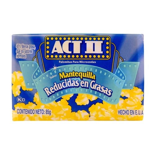 Cabritas Para Microondas Light 85 GR ACT II