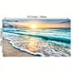 thumbnail image 3 of 1pc Print Oil Painting, Modern European And American Style Inswind Shoreline Sunrise Sea Sun Hanging Wall Wallpaper Background Painting Crash Into Me Home Decoration Poster Art Wall Decoration Painti, 3 of 4