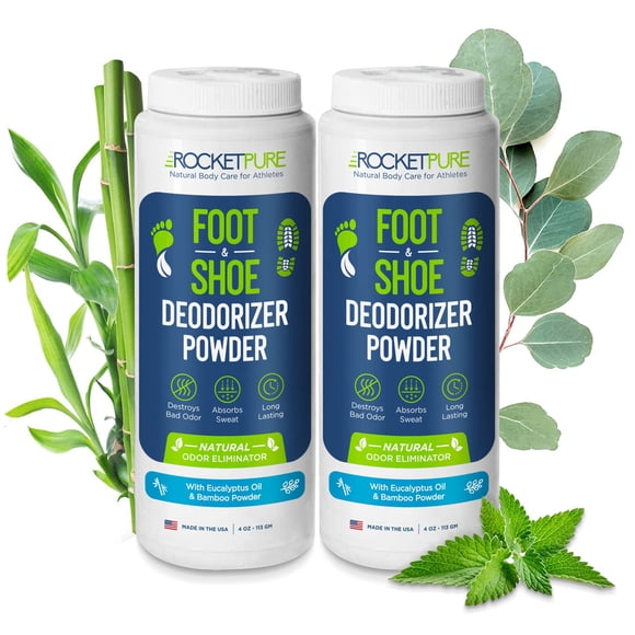 Desodorizante para pies y zapatos en polvo Rocket Pure Eucalyptus 120 ml
