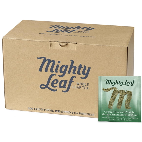 Té verde Emerald Matcha Mighty Leaf, 100 sobres