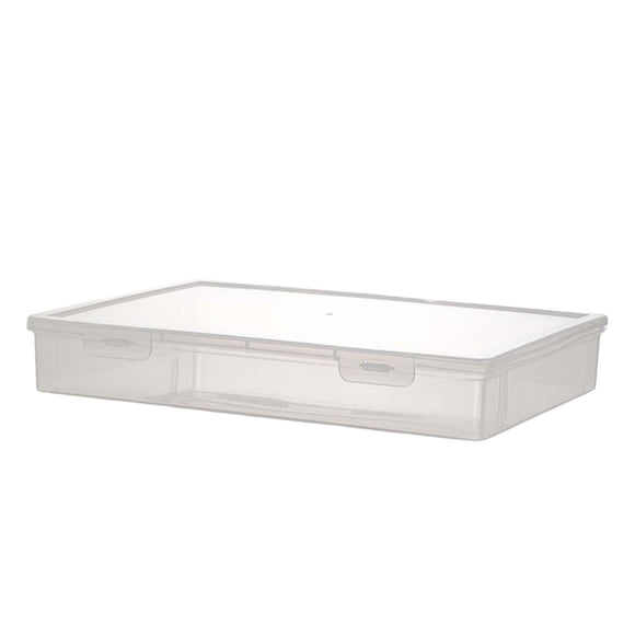 Caja Contenedora De Archivos Transparente A Prueba De Polvo Para Documentos Project Case School L