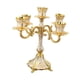 thumbnail image 5 of Soportista De Velas De Metal Con Candelabro Elegante Decoración De Escritorio Candelabra Gold 5 Arms, 5 of 5