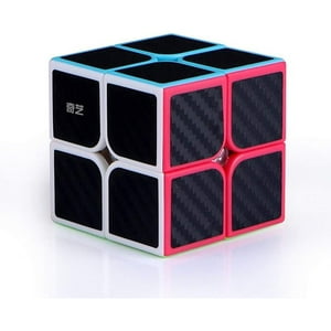 Otuti - Cubo Rubik Qiyi 2X2 Fibra De Carbono Speedcube