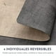 thumbnail image 3 of Set 4 Individuales Ecocuero Impermeables Antimanchas Reversibles, 3 of 8