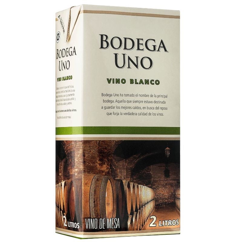 Vino Blanco Caja 2 L Bodega Uno