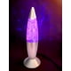 thumbnail image 2 of Lámpara con purpurina DOCOMIN Mini Groovy Glow, lámpara LED de 18 cm, rojo y morado, 2 of 7