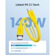 thumbnail image 2 of Cable USB-C AOHI 140W PD 3.1 1 m Amarillo, 2 of 7