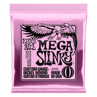 Ernie Ball - Cuerdas De Guitarra Eléctrica Mega Slinky Nickel Wound