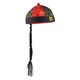 thumbnail image 2 of Gorra De Emperador Chino Para Niños Con Cola De Caballo, Juego De Rol, Disfraz De Fiesta, Sombrero Rojo + Negro, 2 of 2