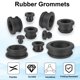 thumbnail image 5 of Uxcell 3/4 pulgada Arandelas de Goma, 12 piezas Arandela de Sombrero para Cableado de Gasket Tapones de Agujero, Negro, 5 of 5