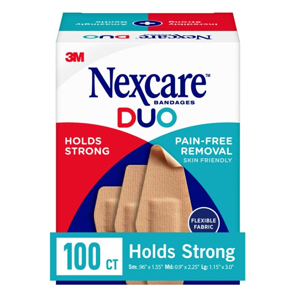 Curitas Nexcare Duo 100 unidades sin dolor al retirar