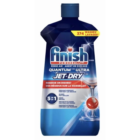 [ Abrillantador Finish Quantum Ultra Jet Dry 1,12 L - 374 Lavados ]