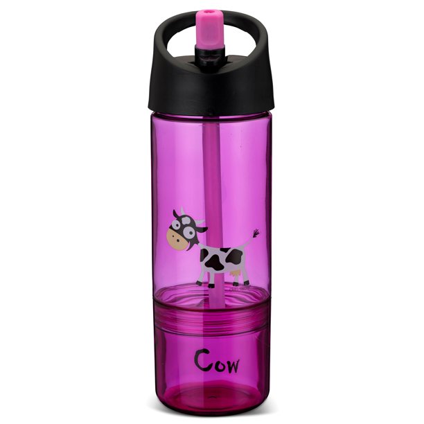 Botella de Agua con Snack Box 2 en 1 Carl Oscar 300ml + 150ml
