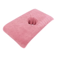 Magideal - Protector De Cubierta De Cama Suave Para Sofá De Spa De Masaje De Salón Con Orificio Para Respirar La Cara, Toalla De Masaje De , Sábana De Salón Rosa