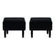 thumbnail image 1 of Set Pouf Sky 1c Felpa 00 Negro, 1 of 4