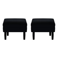 Bodevir - Set Pouf Sky 1C Felpa 00 Negro