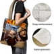 thumbnail image 3 of The Lion Kid 2 Bolso de tela con estampado de lienzo para mujer, bolsa de compras reutilizable y estética, con cremallera interior, regalo para mujer,40*45cm., 3 of 6