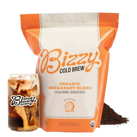 Mezcla orgánica para desayuno Cold Brew Coffee Bizzy, 1 kg