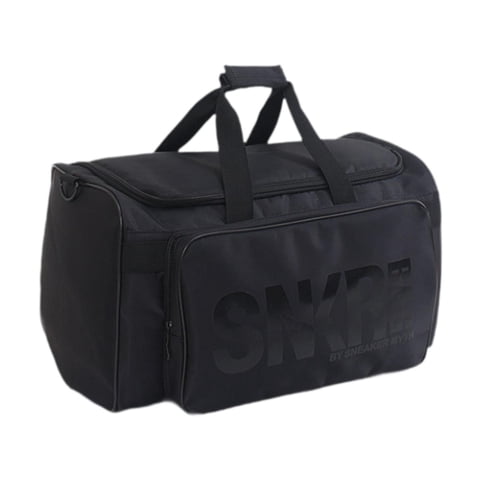 Magideal - Bolsa De Viaje, Bolsa De Viaje Para Pasar La Noche, Portátil, De Tela Oxford, Con Correa Ajustable, Resistente Al Agua, Para El Hombro, Bolsa Deportiv Letras Negras