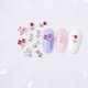 thumbnail image 2 of Xiao Hua Gotas de Arte de Uñas Rosas, 0.35 X 0.17 inch Arte de Uñas de Flor 3D, Manualidad DIY para Arte de Uñas de Fondo Plano, 50 Piezas, 2 of 4