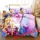 thumbnail image 1 of Barbie Doll Princess Quilt Duvet Cover Set Super Kids Children Double3-Piece Bedding Set, 1 of 5