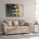 thumbnail image 1 of Sofa 3 Cuerpos Kansas Felpa-Beige, 1 of 3