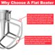 thumbnail image 3 of Batidor plano Wiselet de acero inoxidable para batidora KitchenAid de 5 a 6 cuartos, 3 of 7