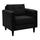 thumbnail image 2 of Sofa Retro 1c Felpa 00 Negro, 2 of 6