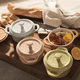 thumbnail image 3 of Staub stoneware ceramic 6-pc mini round cocotte set-macaron, 3 of 3