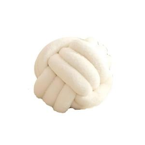 Genérico - Nudo Cojin Blanco 22 Cm