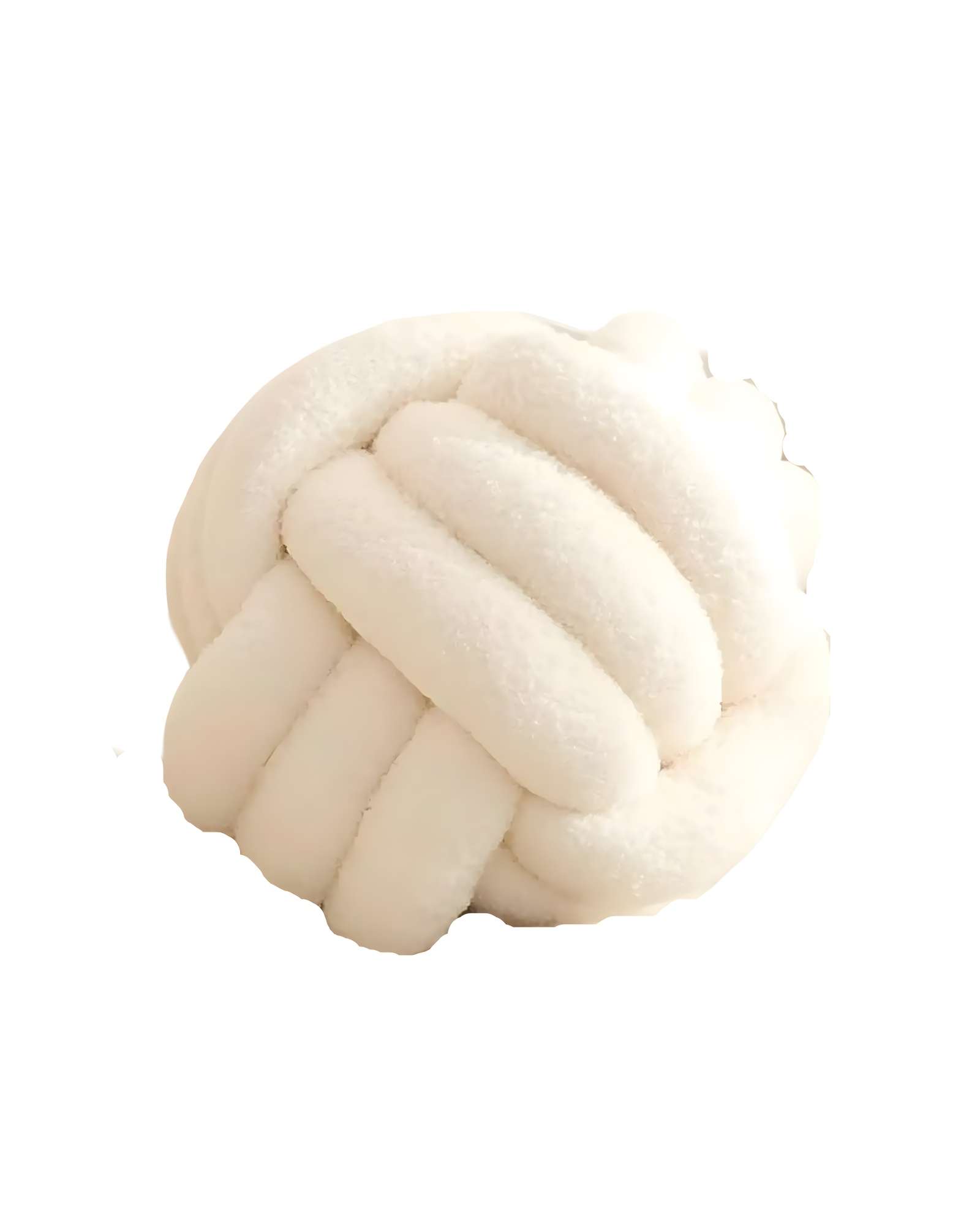 Genérico - Nudo Cojin Blanco 22 Cm