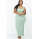 thumbnail image 1 of Vestido Largo Básico Liso de Talla Grande, 1 of 2