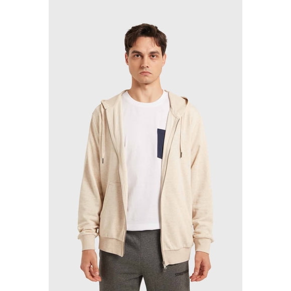 Polerón Hombre Básico Beige - lV