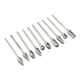 thumbnail image 4 of 10 Piezas 3x6mm Carburo Rotatorio Burr Die Grinder Tallado Bit, 4 of 5