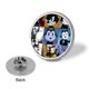 thumbnail image 3 of Félix el gato estético-Theme Round Button Badge: Premium Metal Construction, Ideal for High-End Events 2.8 cm, 3 of 6