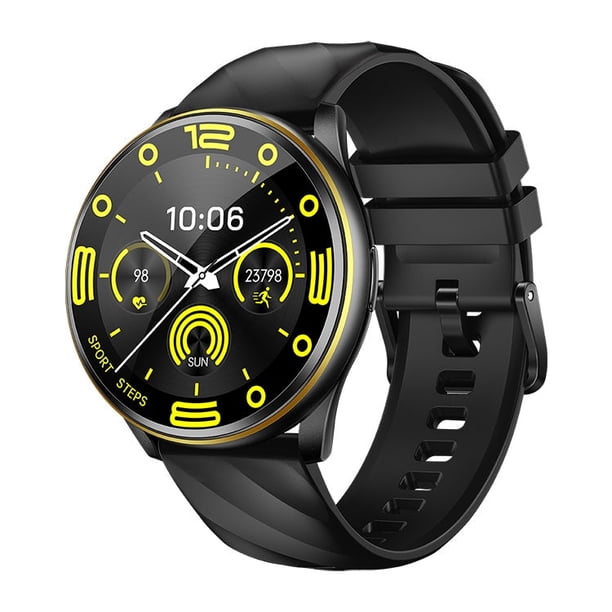 Reloj Inteligente Mujer Llamadas Bluetooth | Monitoreo de Salud | Multideporte | IP67 Notificaciones negro para uso diario tono negro