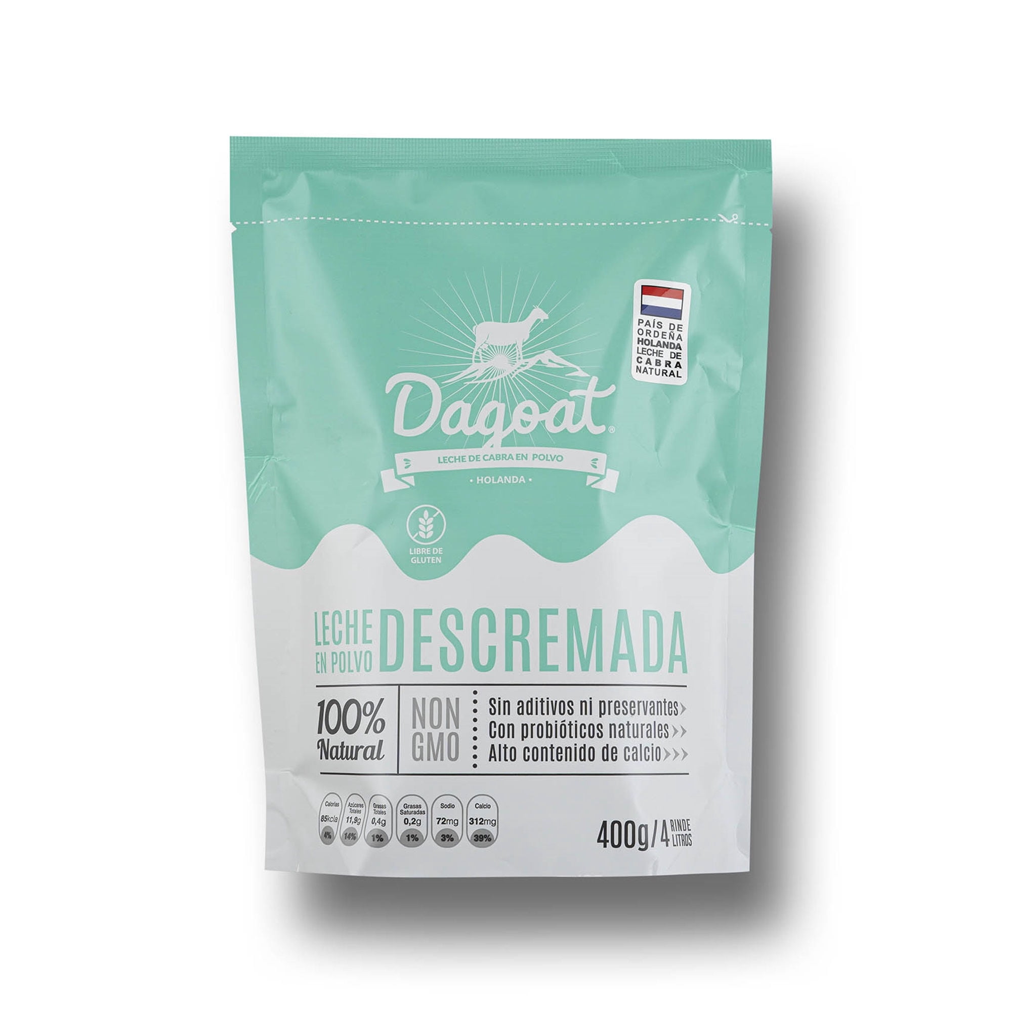 Dagoat - Leche En Polvo Descremada Cabra Doypack