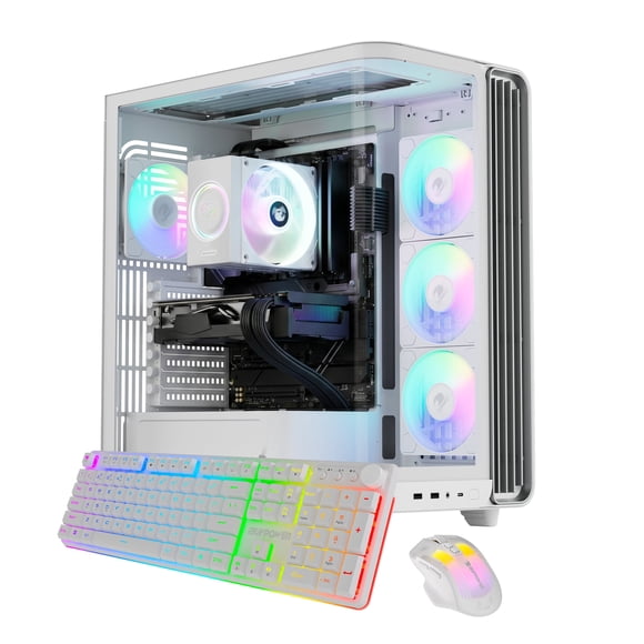 TraceMesh Gaming PC, Core i7, 32 GB,1TB, RTX4060,caja con desgaste, presenta detalle en chasis superior-Open Box