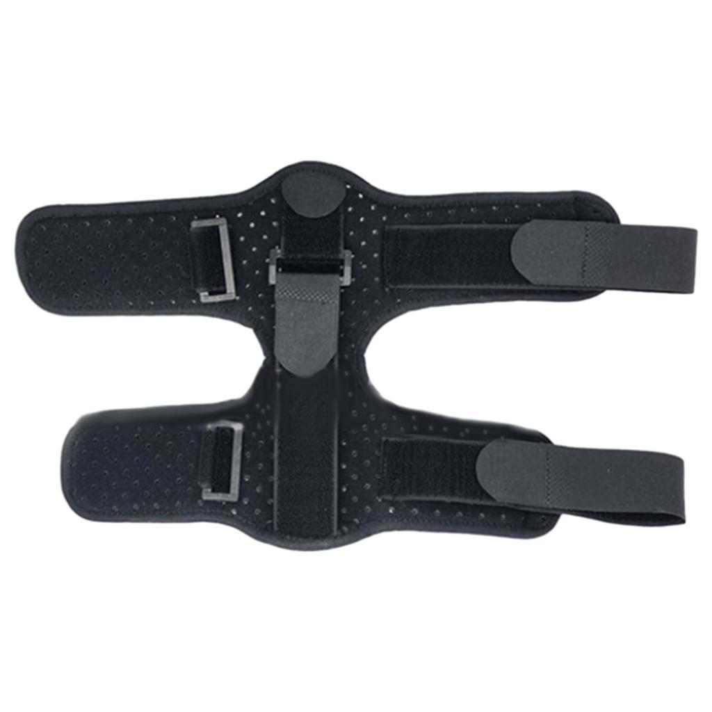 Ioensy - Férula Nocturna Ajustable Para Fascitis Plantar, Almohadilla Suave, Cinturón De Ligamento, Color Negro