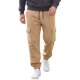 thumbnail image 1 of Pantalones de chándal forrados de vellón para hombre con múltiples bolsillos y cintura con cordón, pantalones cargo 32 caqui, 1 of 5