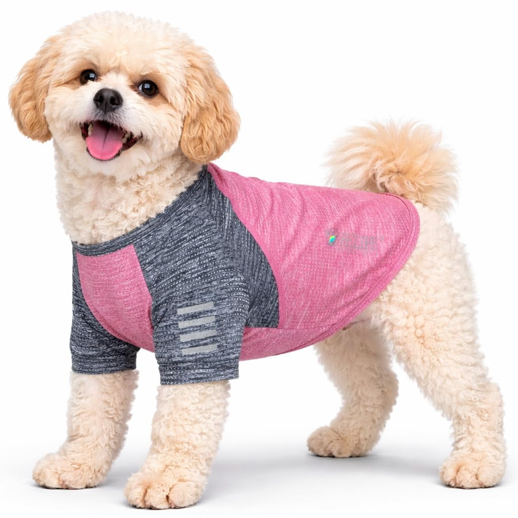 Playera reflectante de rendimiento para perro Pet Life Active Hybreed