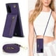 thumbnail image 1 of Crossbody Wallet Case Case For Samsung Galaxy S23 S22 Plus Note 20 Ultra With Card Slot Holder, Magnetic Flip Folio Purse Case, PU Leather Zipper Handbag With Detachable Lanyard Strap, 1 of 3