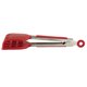 thumbnail image 1 of Pinzas de cocina Tovolo Easy-Grip Mini de acero inoxidable Cayenne, 1 of 5