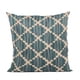 thumbnail image 1 of Cojín decorativo Plutus Brands Blue Plutus Zig Zag Cut Diamond, 1 of 9