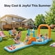thumbnail image 3 of Piscina Inflable para Niños Andola con Doble Tobogán Juguete para Exterior, 3 of 8
