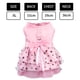 thumbnail image 2 of Vestidos para perros pequeños, vestido con anilla para correa, falda plisada de varias capas de princesa con lazo de pentagrama, vestido para mascotas, cachorro, gato., 2 of 7