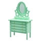 thumbnail image 2 of 1:12 Dollhouse Mini Dresser DIY Escena Accesorios Para La Decoración Del Dormitorio Verde, 2 of 5