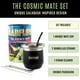 thumbnail image 3 of Taza para yerba mate MADFLOW de acero inoxidable con 2 bombillas, 3 of 3