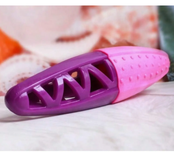 Genérico - Juguete Mordedor Para Perros Con Forma De Bastón Violeta