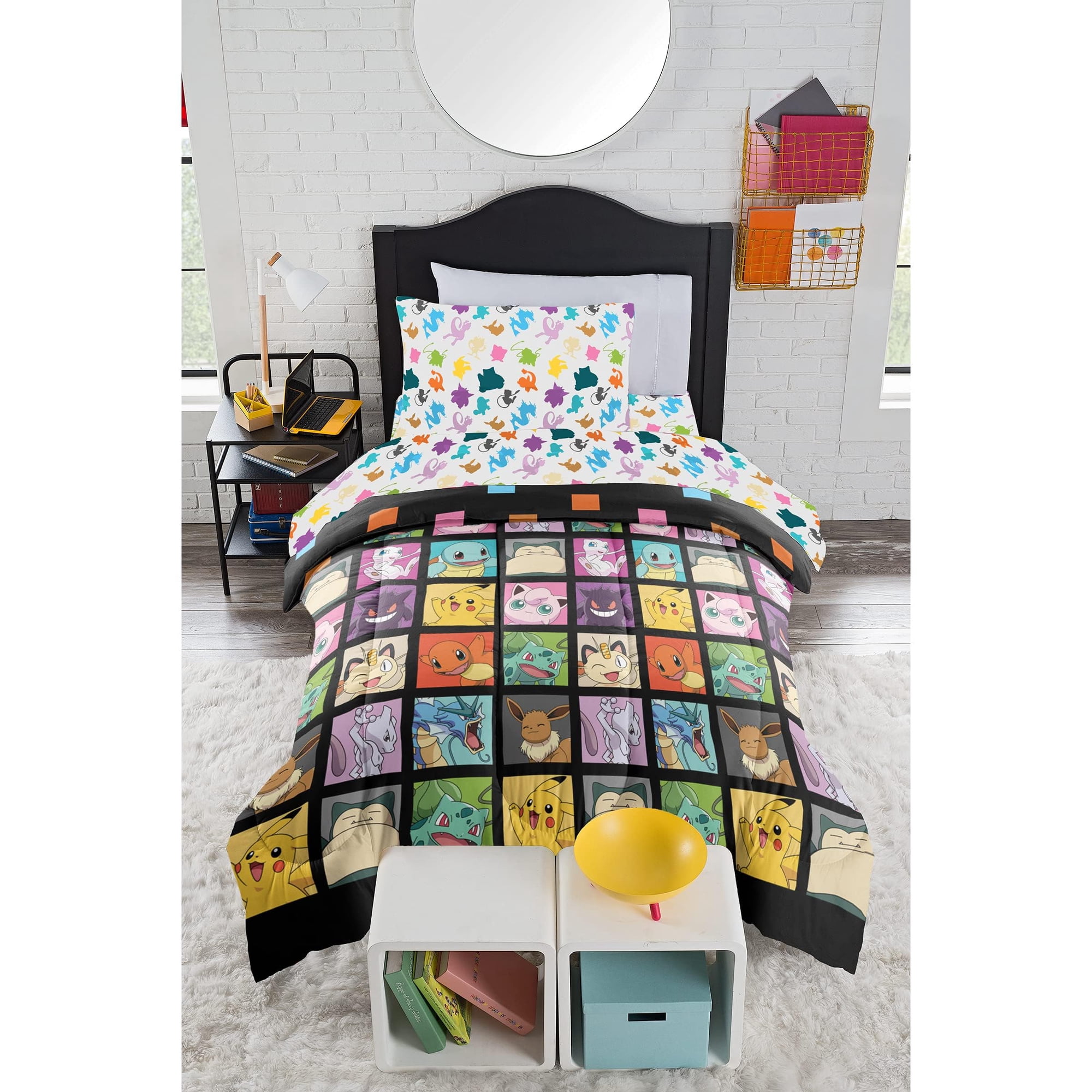 Northwest - Set De Cama En Bolsa Pokémon Kanto Favorites, Tamaño Doble
